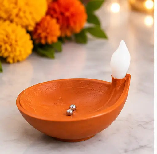 🪔✨ Water Sensor LED Diyas – Flameless Decorative Pooja Lamps | 12 Pcs Set