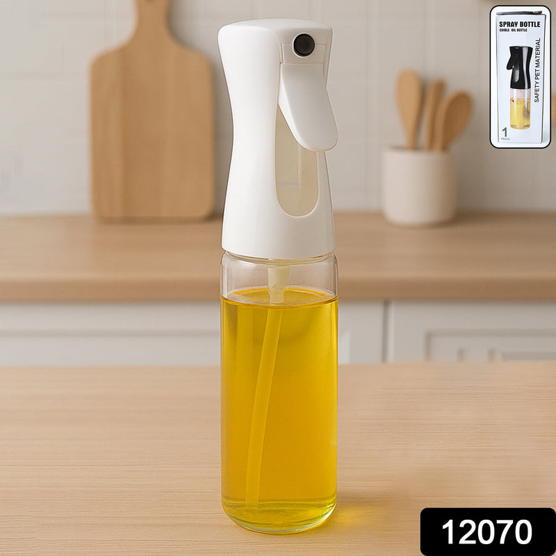 Plastic Oil Spray Bottle - Versatile Kitchen Gadgets (250 Ml Approx  With White Box)